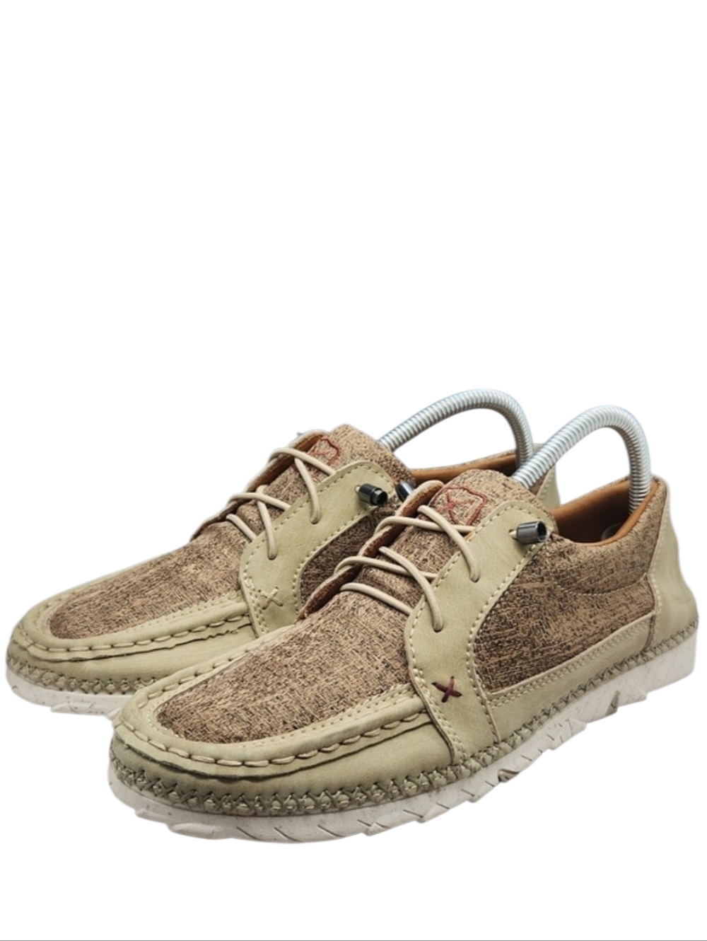 Twisted X Zero X Sneaker Loafers Boat Shoes Khaki Women's Size 8.5